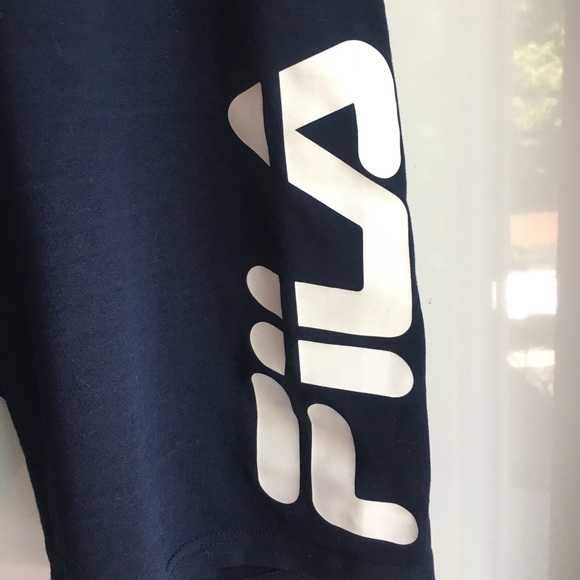 FILA Navy Biker Shorts - Picture 4 of 7